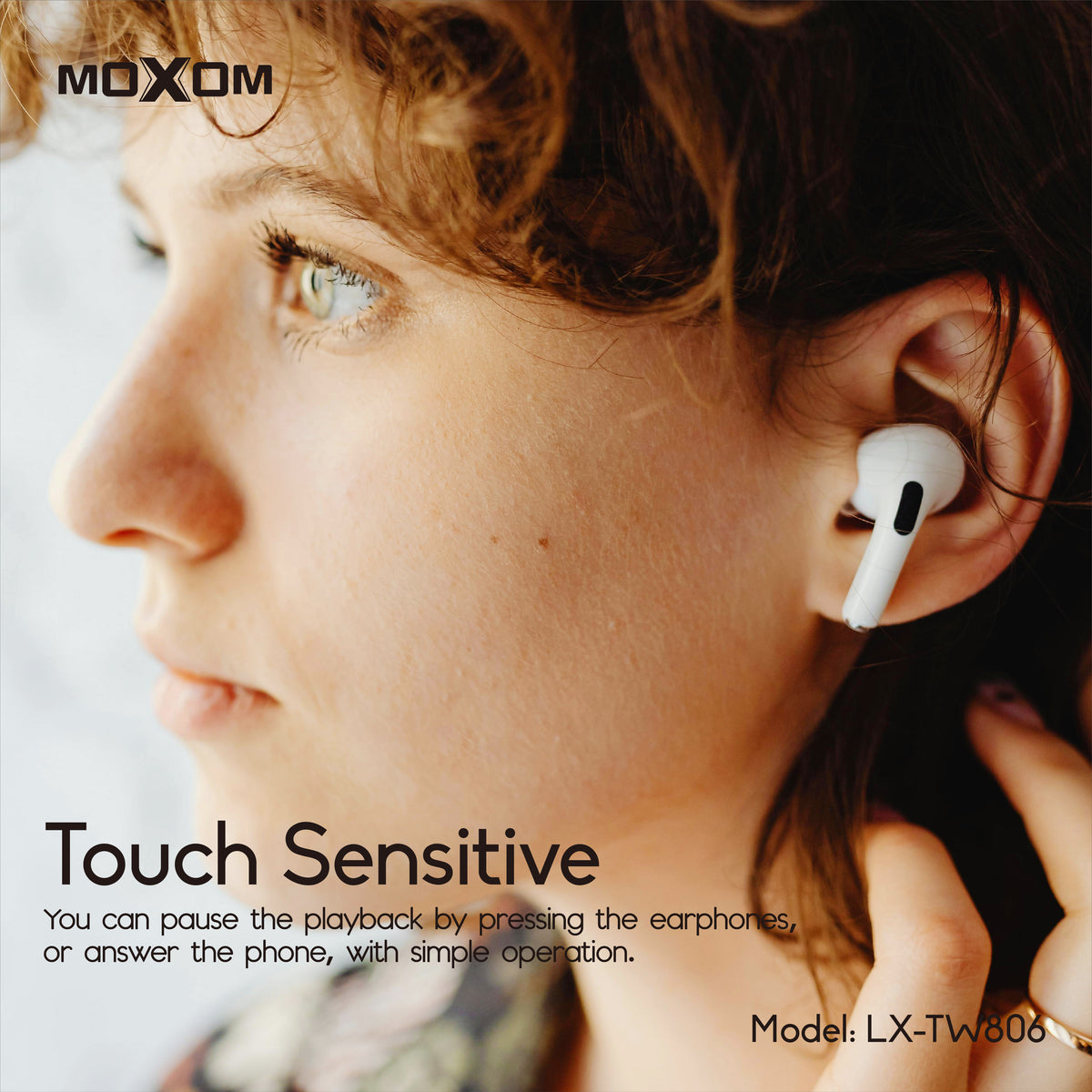 Moxom MX-TW806 TWS Earbuds – Advanced Noise Cancellation