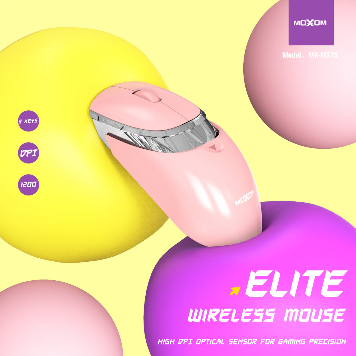 Moxom MX-MS15 Elite Wireless Mouse