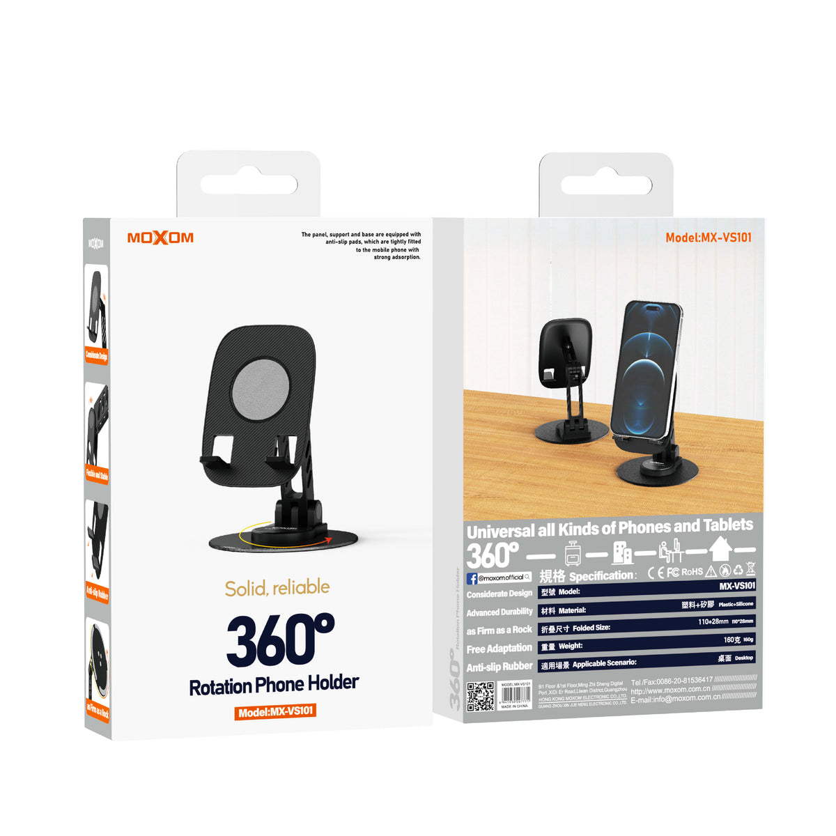 Moxom MX-VS101 360 Rotation Tabletop Phone Holder