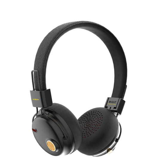 MOXOM MX-WL89 Wireless On-Ear Headphones – Bluetooth 5.3, Up to 37.5H Playtime, Bass Boost, Foldable