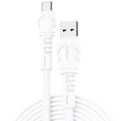 MOXOM MX-CB300 Fast Charging Cable – 3A, Type-C / Lightning / Micro USB, Black or White, 1m