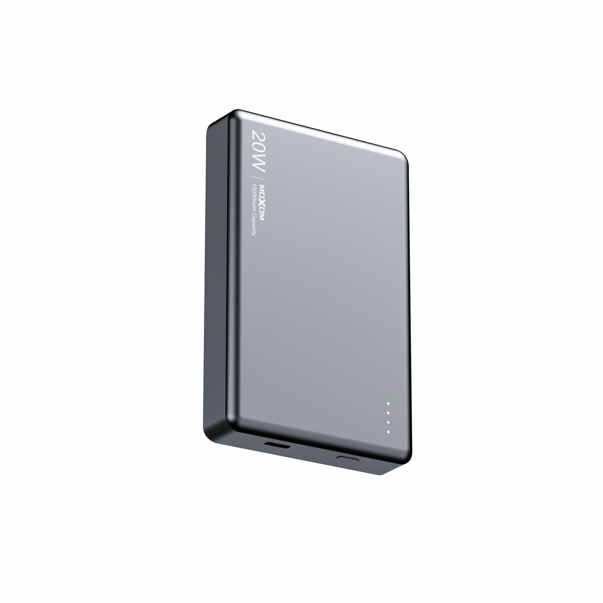 MOXOM MX-PB213 10000mAh Magnetic Wireless Power Bank – 20W Fast Charging, Ultra-Thin, MagSafe Compatible