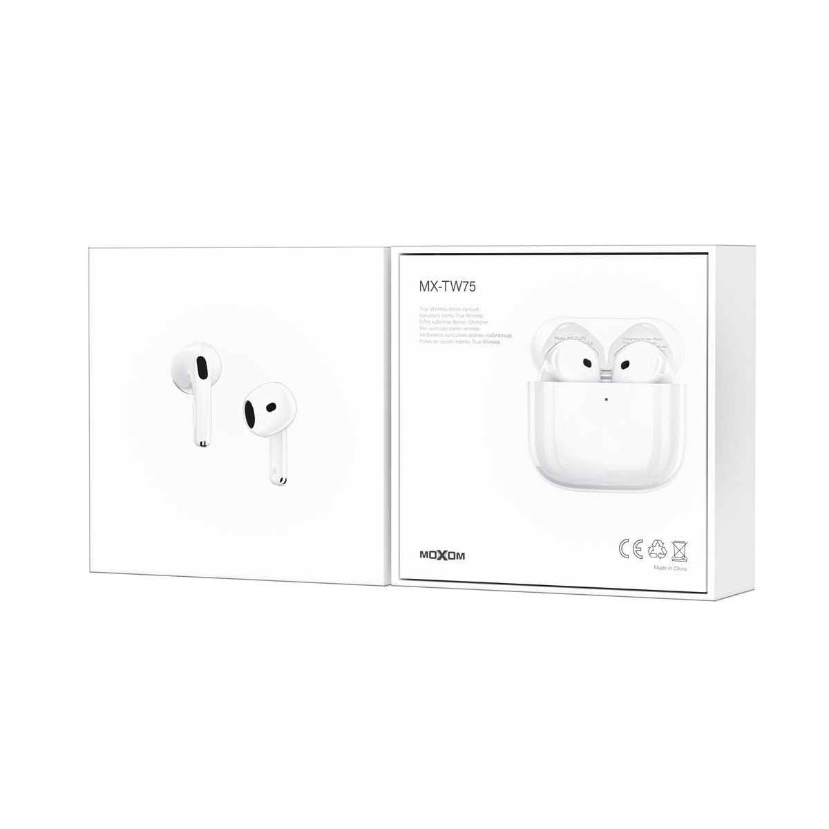 MOXOM MX-TW75 4th Gen Wireless Headphones – 45H Playback, Bluetooth 5.3, All-Day Comfort
