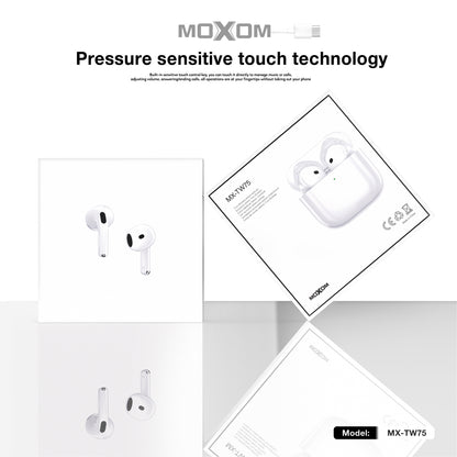 MOXOM MX-TW75 4th Gen Wireless Headphones – 45H Playback, Bluetooth 5.3, All-Day Comfort
