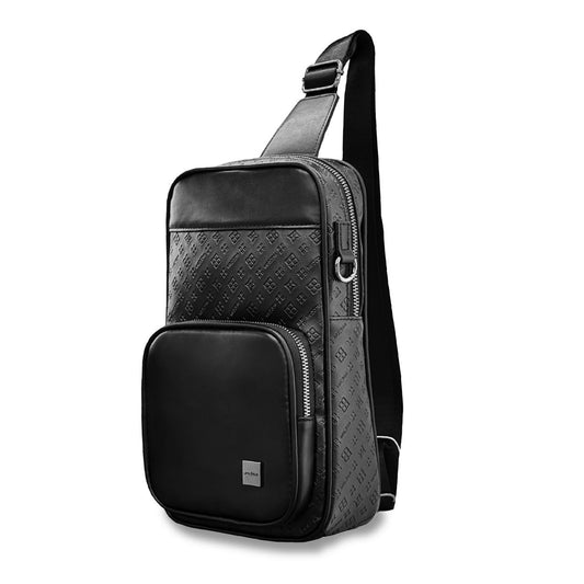 MOXOM MX-BA10 Fingerprint Lock Crossbody Bag – Anti-Theft Business Sling Bag, Keyless Security