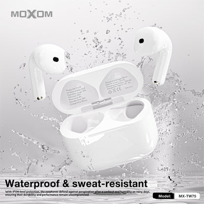 MOXOM MX-TW75 4th Gen Wireless Headphones – 45H Playback, Bluetooth 5.3, All-Day Comfort