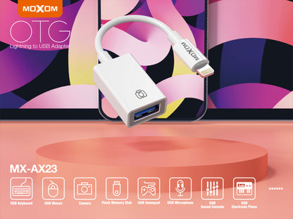 Moxom OTG Lightning To Usb Adapter (MX-AX23)