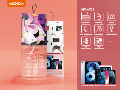 Moxom OTG Lightning To Usb Adapter (MX-AX23)