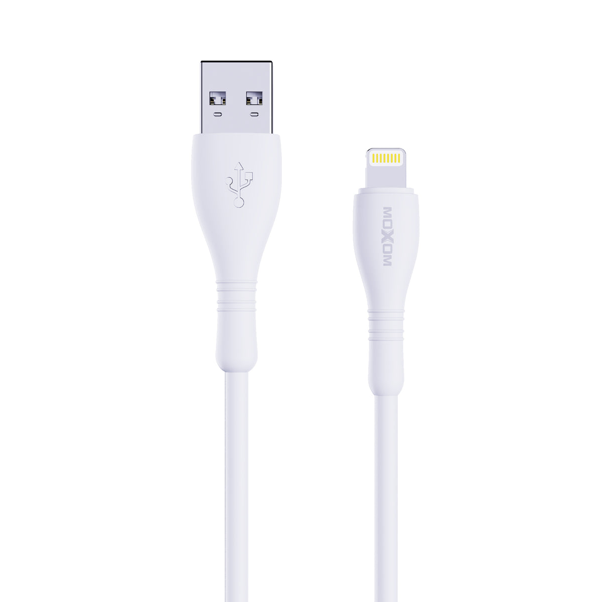 MOXOM MX-CB331 Bowling 3A Fast Charging Cable – Micro USB / Lightning / Type-C, Soft TPE, 1m