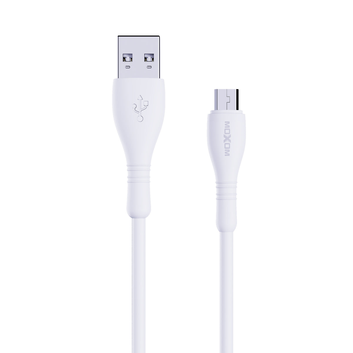 MOXOM MX-CB331 Bowling 3A Fast Charging Cable – Micro USB / Lightning / Type-C, Soft TPE, 1m