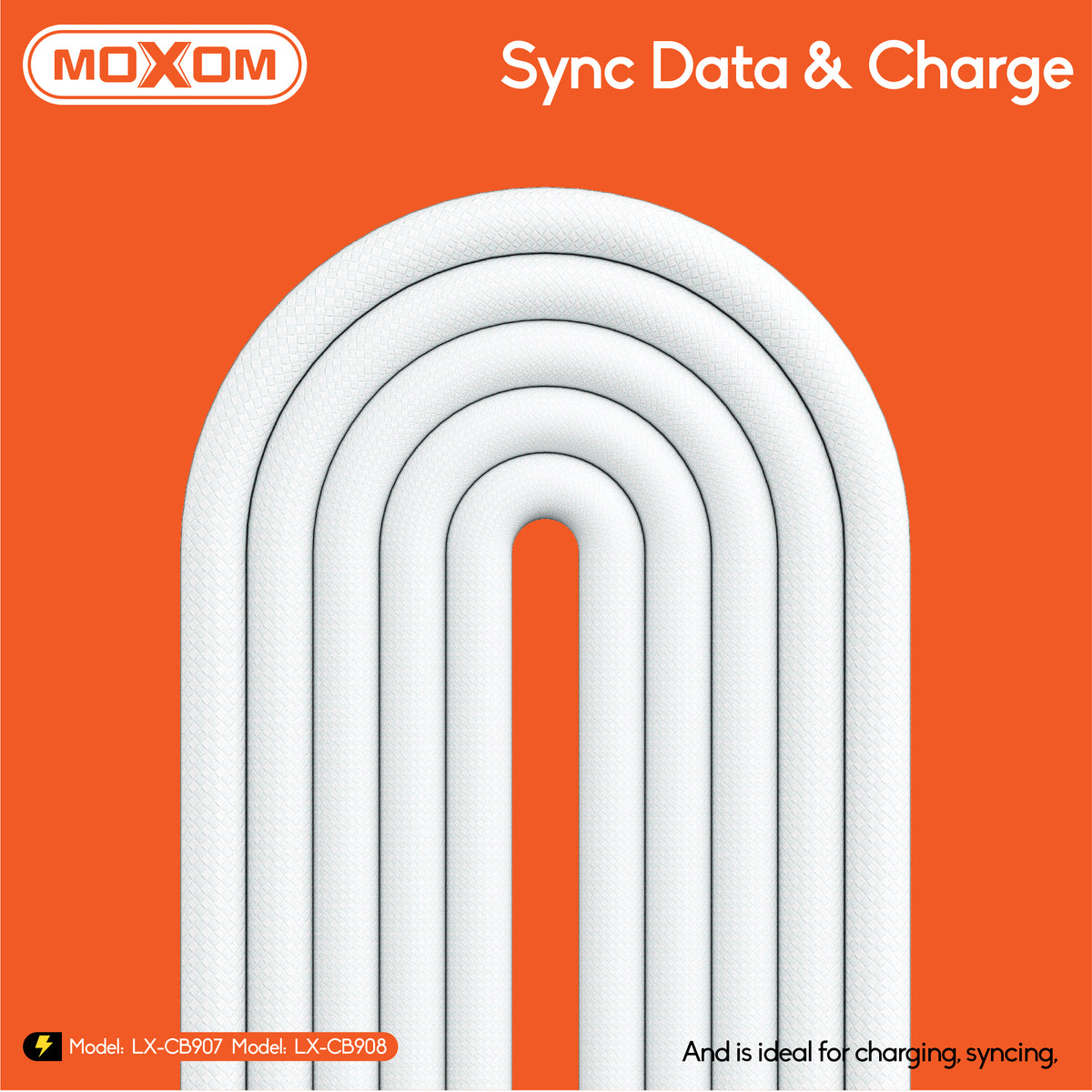 MOXOM LX-CB908 240W USB-C to USB-C Cable – PD Super Fast Laptop Charging, Extra Long 2m