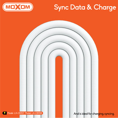 MOXOM LX-CB908 240W USB-C to USB-C Cable – PD Super Fast Laptop Charging, Extra Long 2m