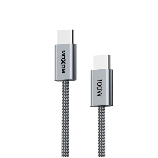 MOXOM LX-CB922 100W USB-C to USB-C Cable – Super Fast Charging for Laptop, Tablet & Phone, 1m