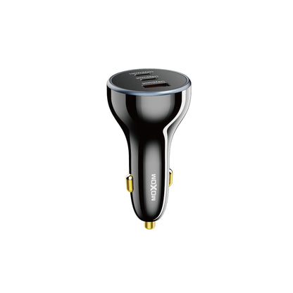 MOXOM LX-VC806 160W 3-Port Car Charger – 100W USB-C Laptop Charging + 30W USB-C + 30W USB-A