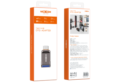 Moxom LX-AX803 Type-C to USB OTG Adapter – Silver
