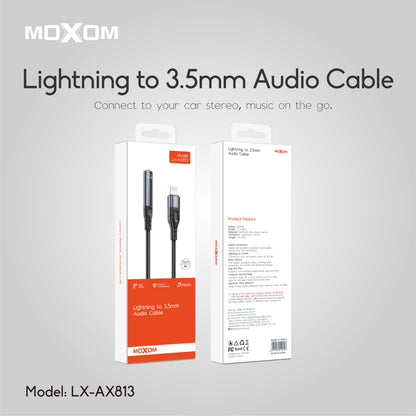 Moxom LX-AX813 Lightning to 3.5mm Audio Adapter