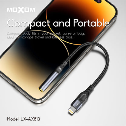 Moxom LX-AX813 Lightning to 3.5mm Audio Adapter