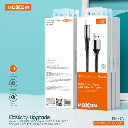Moxom LX-CB807 100W USB to Type-C Charge & Data Cable