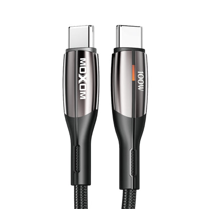 Auto Power-Off PD100W LED Cable Type-C to Type-C – MOXOM LX-CB855