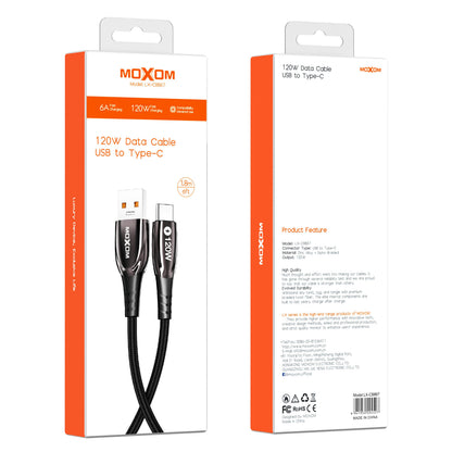 120W Fast Charging Cable USB to Type-C – MOXOM LX-CB867