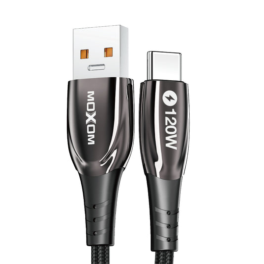 120W Fast Charging Cable USB to Type-C – MOXOM LX-CB867