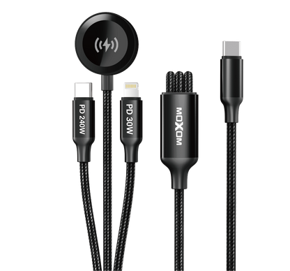 Moxom LX-CB916 Magnetic Wireless Watch Charger & Multi-Device Cable