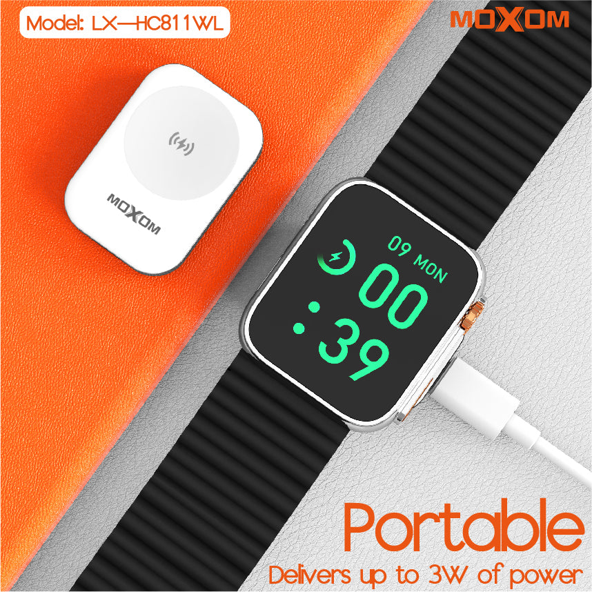 Moxom LX-HC811 3W Wireless Watch Charger – White