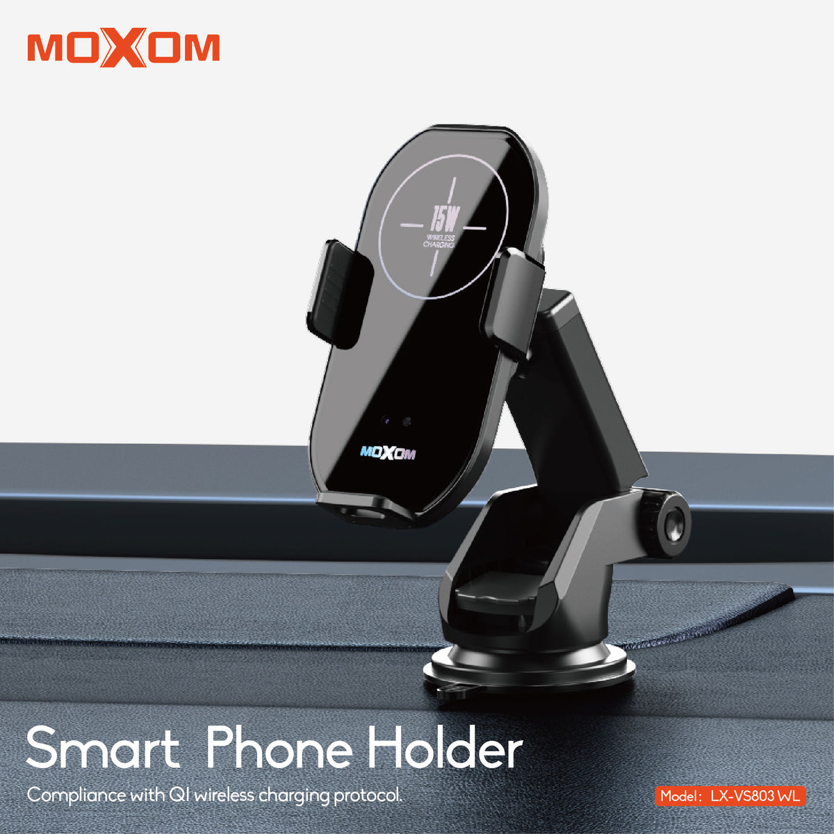 Moxom LX-VS803WL Wireless Charging Smart Phone Holder