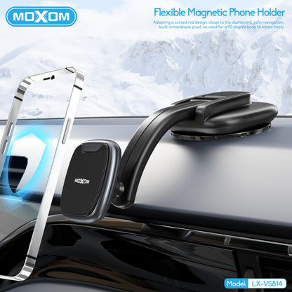 Flexible Magnetic Dashboard Phone Holder – MOXOM LX-VS814