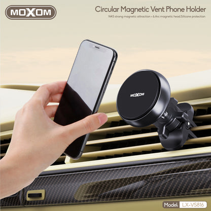 Moxom LX-VS816 Circular Magnetic Vent Phone Holder