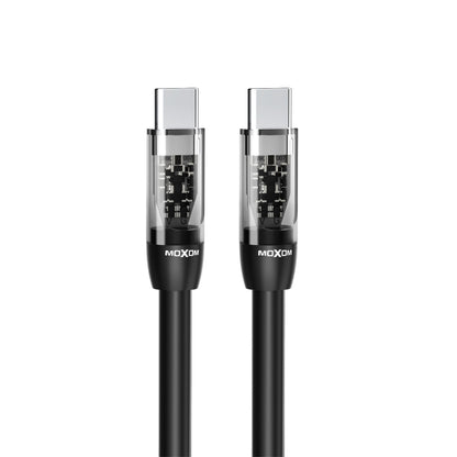 MOXOM MX-CB215 USB-C to USB-C Cable with LED Indicator – 60W PD Fast Charging, Phones, Tablets & Laptops
