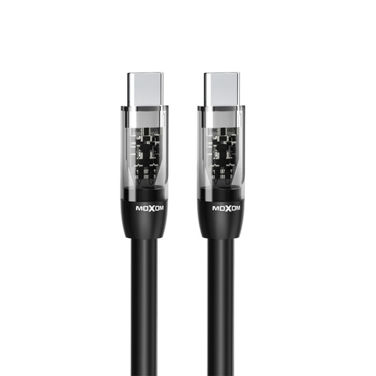 MOXOM MX-CB215 USB-C to USB-C Cable with LED Indicator – 60W PD Fast Charging, Phones, Tablets & Laptops