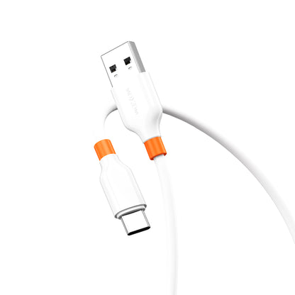 MOXOM MX-CB303 Tide 3A Fast Charging Cable – Micro USB / Lightning / Type-C, Soft TPE, 1m