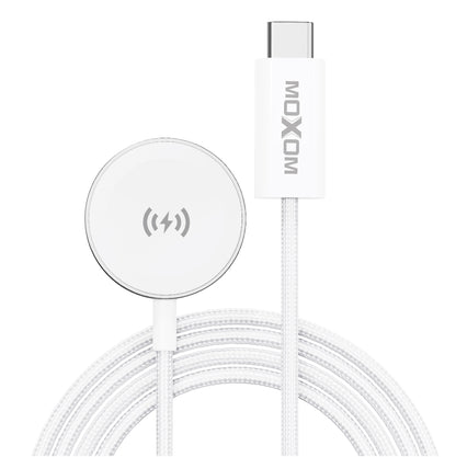 MOXOM MX-CB343WL Magnetic Smartwatch Charging Cable – 2.5W, Woven & Aluminium Alloy, 1m