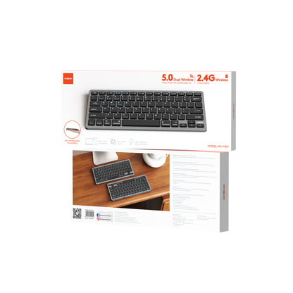 MOXOM MX-KB11 Slim Wireless Keyboard – for Phones & Tablets, Lightweight, Portable