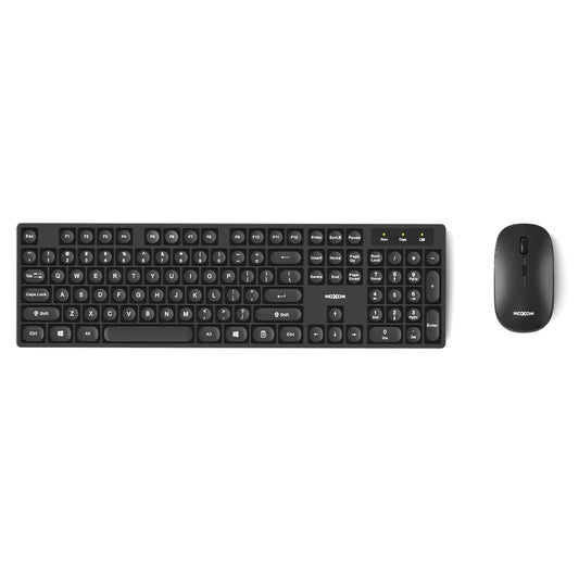 MOXOM MX-KB13 Wireless Keyboard & Mouse Combo – Full-Size Layout, Single USB Receiver, Plug & Play