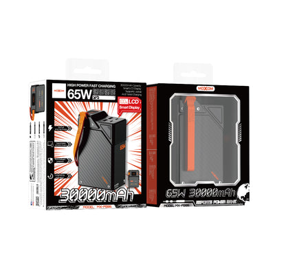 MOXOM MX-PB186 30000mAh Laptop Power Bank – 65W PD, Powers Type-C Laptops, Tablets & Phones