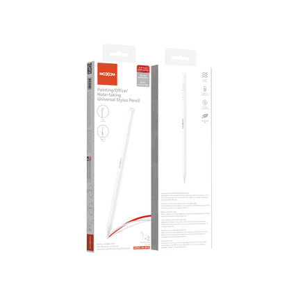 MOXOM MX-SP13 Stylus Pencil for iPad – Replaceable POM Nib, 8–10H Use, 40-Min Type-C Charge