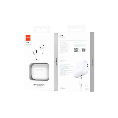MOXOM MX-TW92 Air 8 Wireless Earbuds – Bluetooth 6.0, 5H Music, Clear Calls, Type-C Case