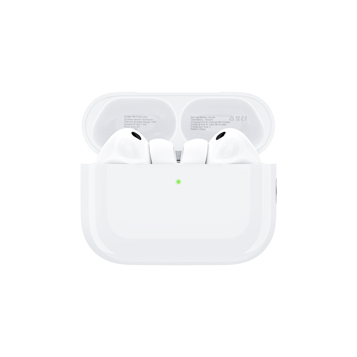 MOXOM MX-TW96 HeartPulse ANC Wireless Earbuds – Noise Cancelling up to 25dB, Bluetooth 6.0, 13mm Driver