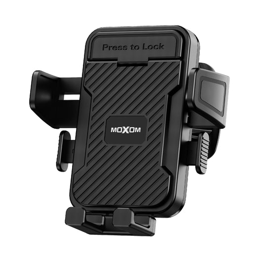 MOXOM MX-VS165 Mini Non-Slip Air Vent Phone Holder – Compact, Firm Grip Over Bumps, 100g