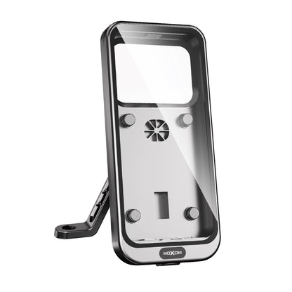 MOXOM MX-VS185 Motorcycle Rearview Mirror Phone Holder – Full Coverage Mount for Navigation, 113g