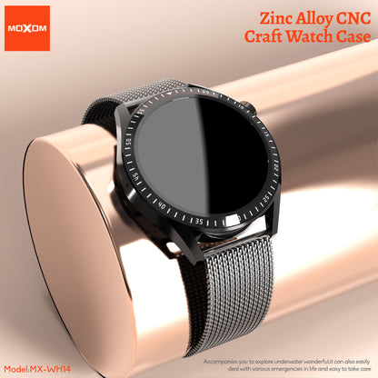 MOXOM MX-WH14 Smartwatch – 1.53" HD Touchscreen, Bluetooth Calling, Heart Rate & Sleep Tracking
