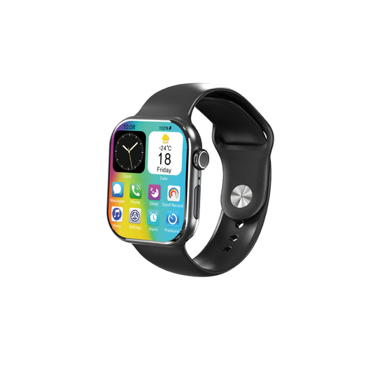 MOXOM MX-WH17 Smartwatch – 2.04" AMOLED HD Display, Bluetooth Calling, IP68, Wireless Charging
