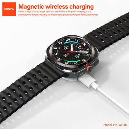 MOXOM MX-WH18 Smartwatch – Bold 2.1" HD Display, Bluetooth Calling, Multi-Sport & Wellness Tracking