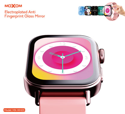 MOXOM MX-WH23 Dreamland Ladies Smartwatch – 1.75" Display, Bluetooth Calling, NFC Door Access, IP67