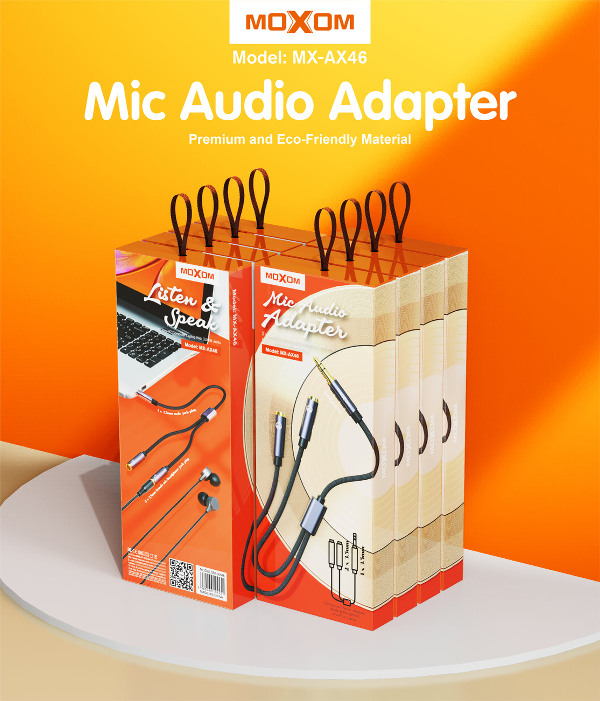 Moxom MX-AX46 Mic Audio Adapter