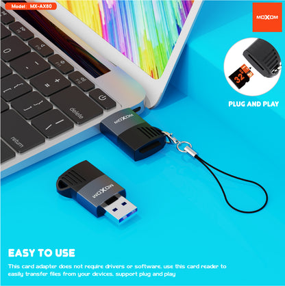 USB Card Reader Adapter – MOXOM MX-AX80