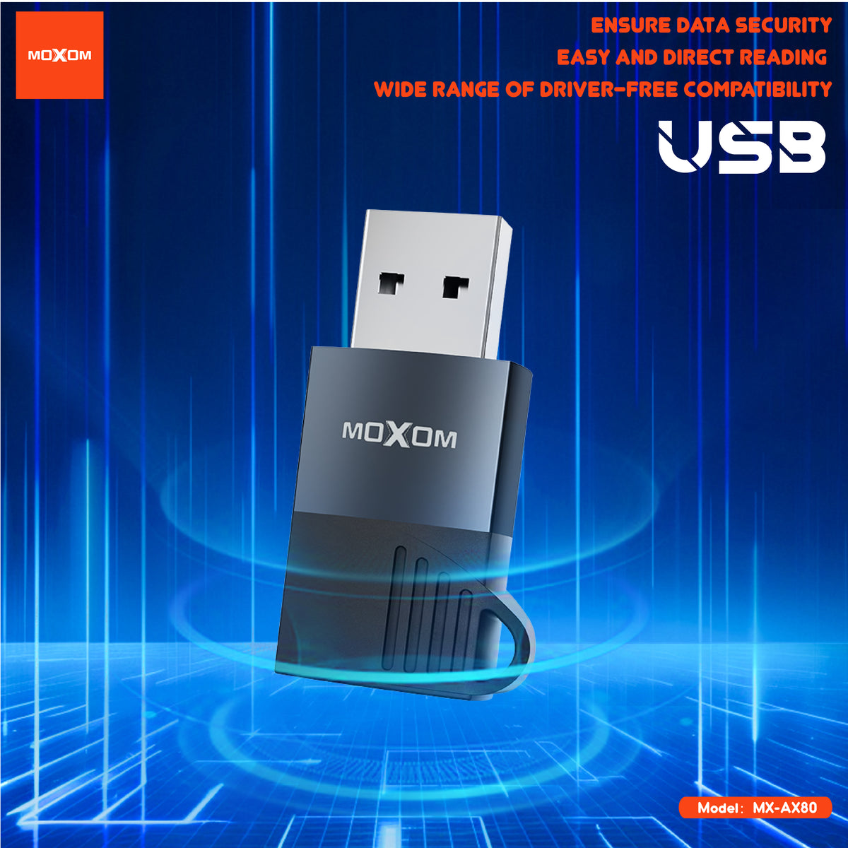 USB Card Reader Adapter – MOXOM MX-AX80