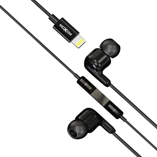 Stereo Sound Lightning Wired Earphones – MOXOM MX-EP86